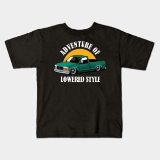 american truck lowered style Kids T-Shirt